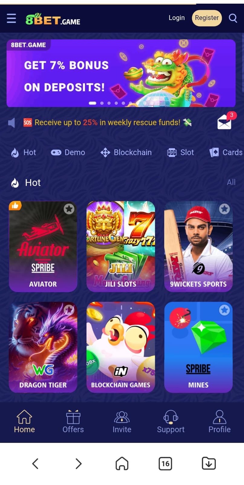 8BET Game App 