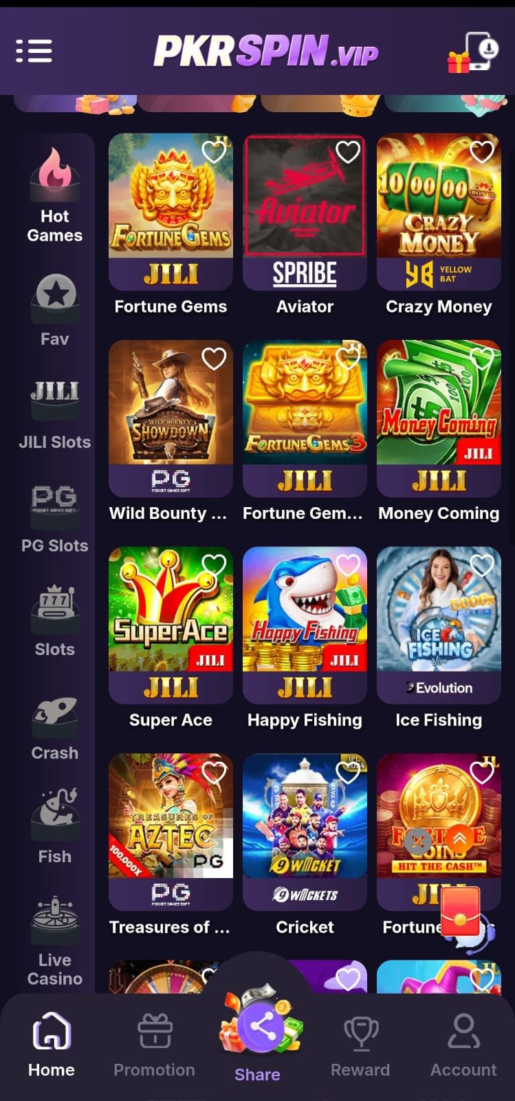 PKR SPIN Game APK Download