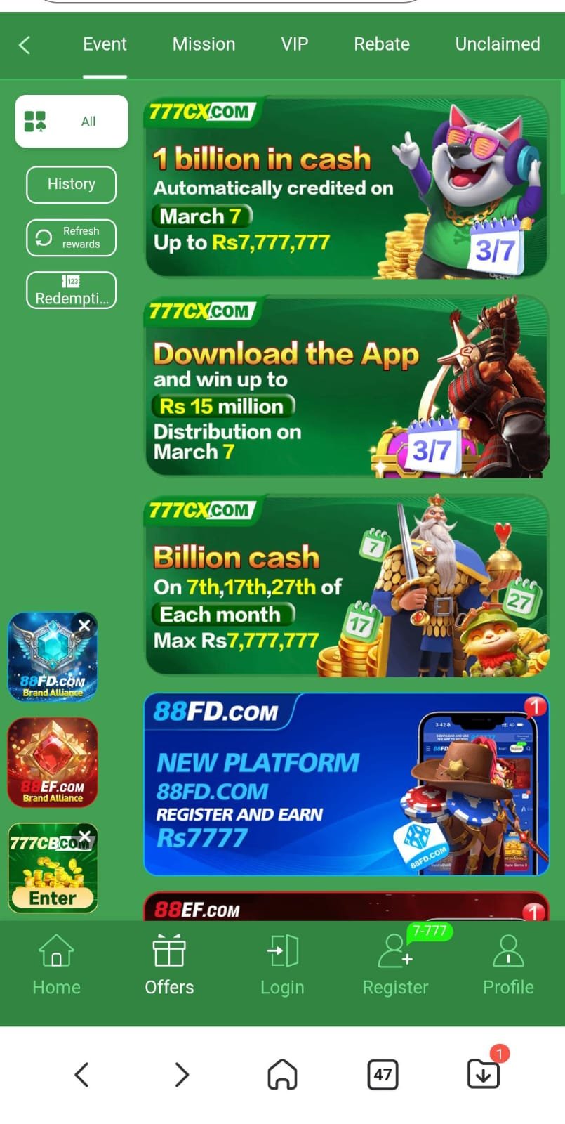 77CX Game APK Download