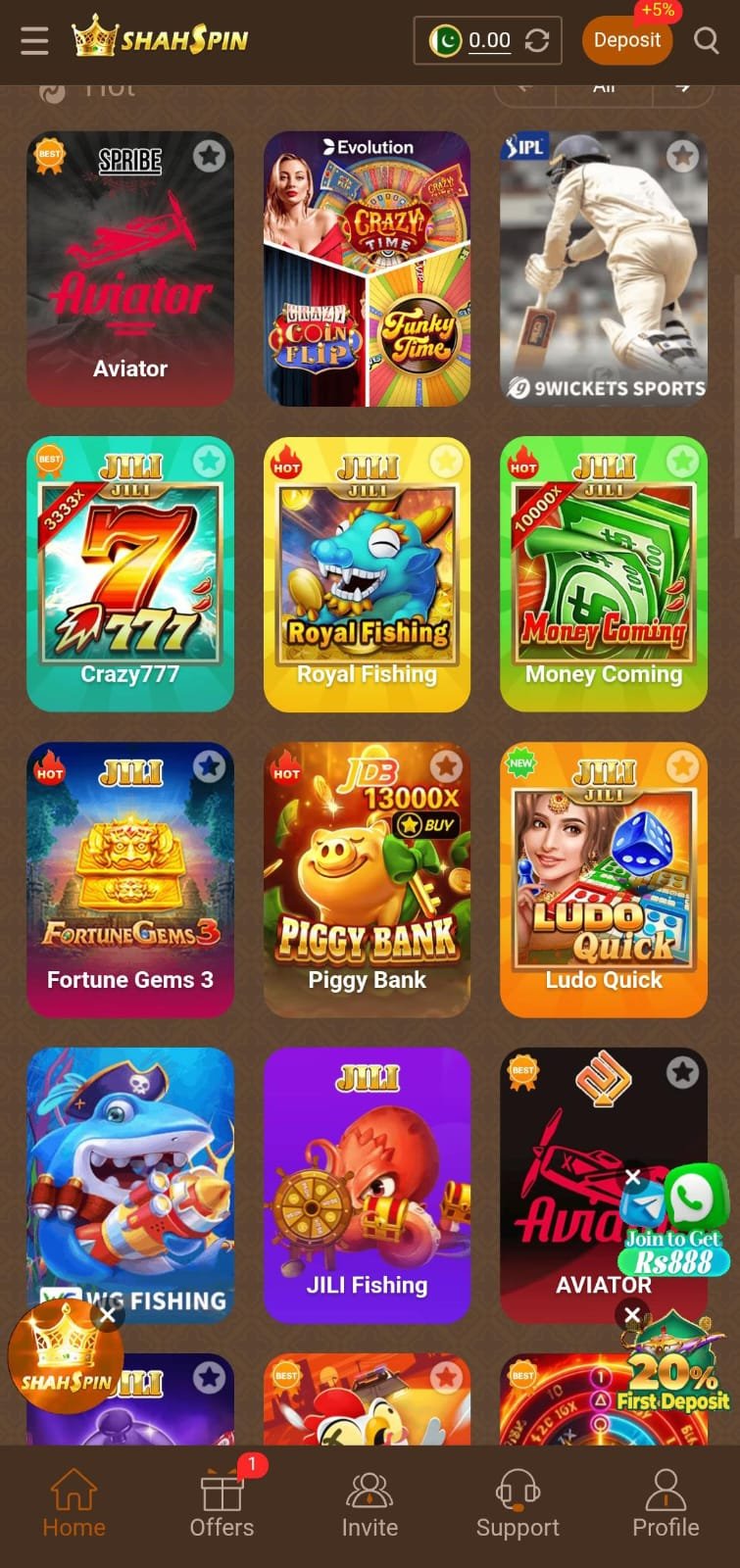 SHAHSPIN Game APK Download