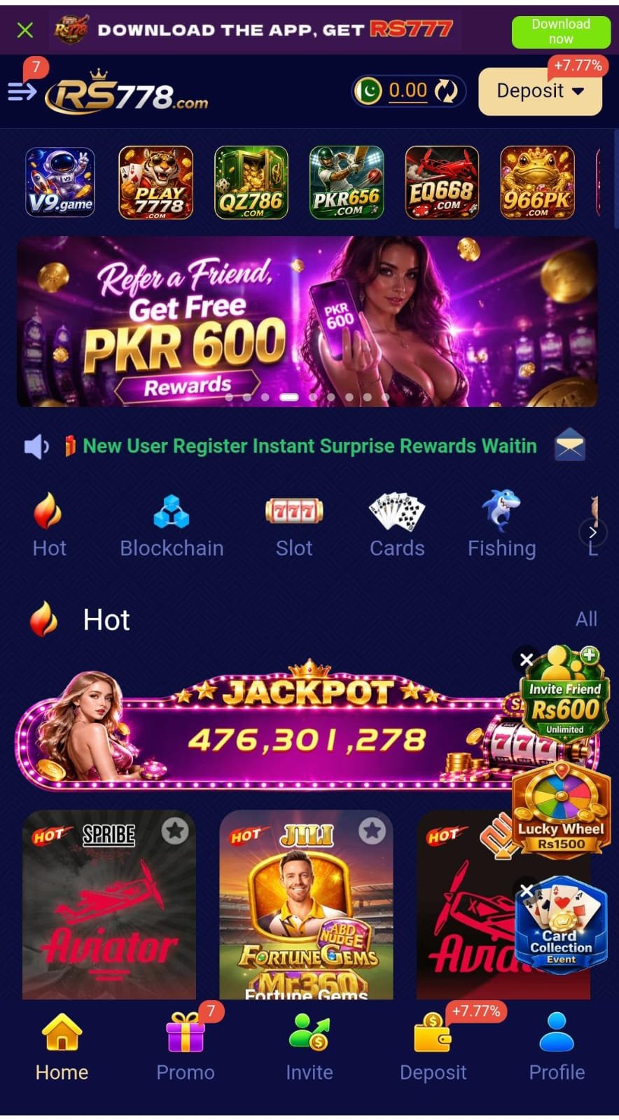 RS778 Game App